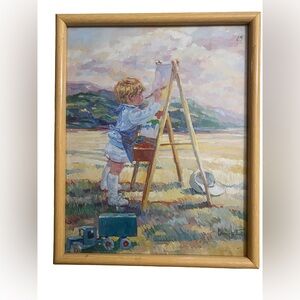 Corrine Hartley Landscape/Framed Painting  *Signed*